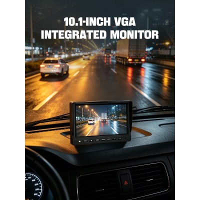 DP270-A 10.1" Single-View High-Clarity In-Cab Vehicle Monitor