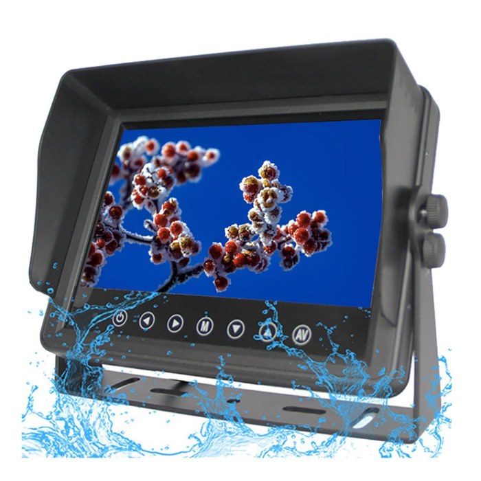 WP210 7" Waterproof Wireless Reversing Monitor Kit (Single Camera)