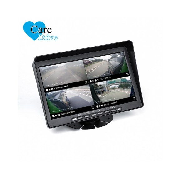 DP285-A 10.1" Large-Format Quad-Split In-Cab Fleet Monitor