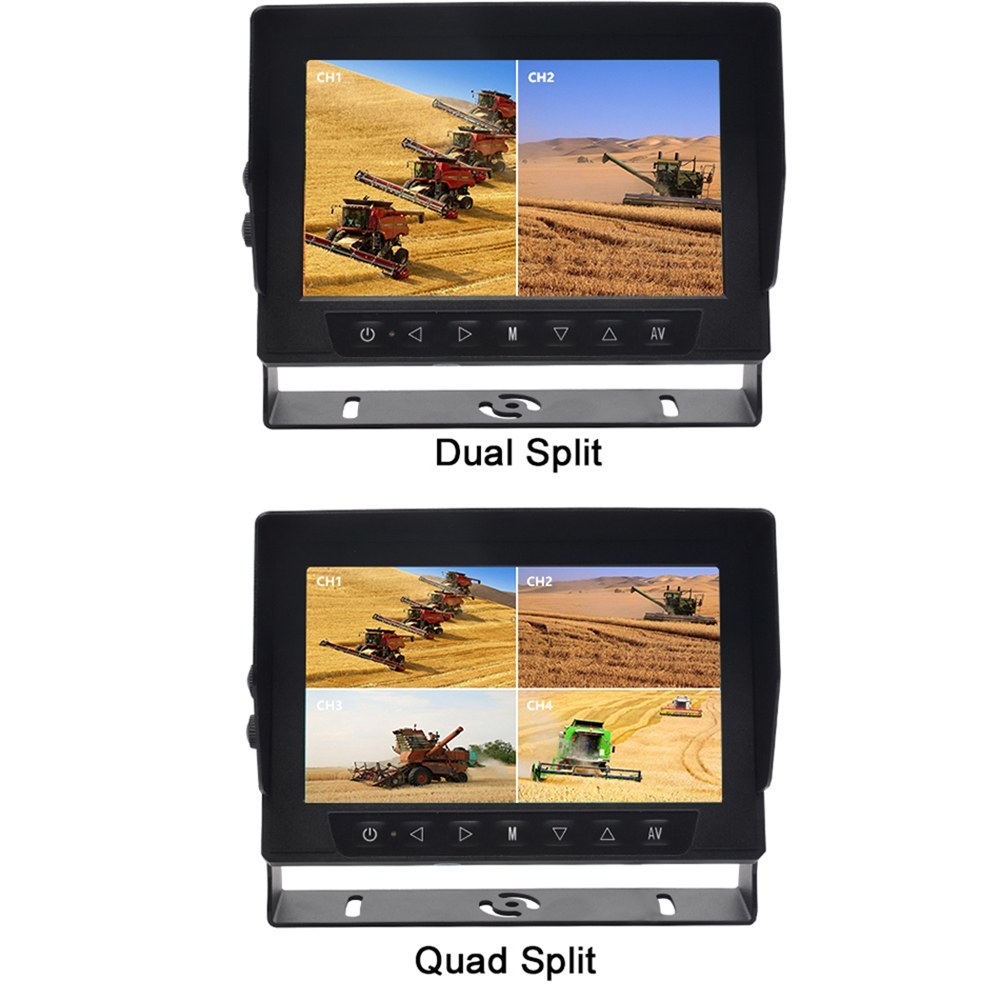 DP210-B 7" IP68 Waterproof Heavy-Duty Commercial Vehicle Monitor
