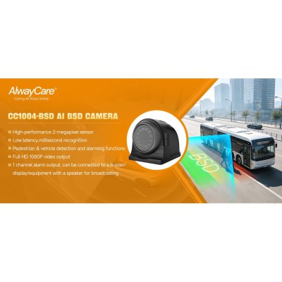 MR910-BP 5-Channel AI MDVR with BSD Blind-Spot & Pedestrian Warning
