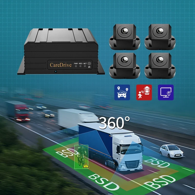 在高速公路上行驶的商用卡车