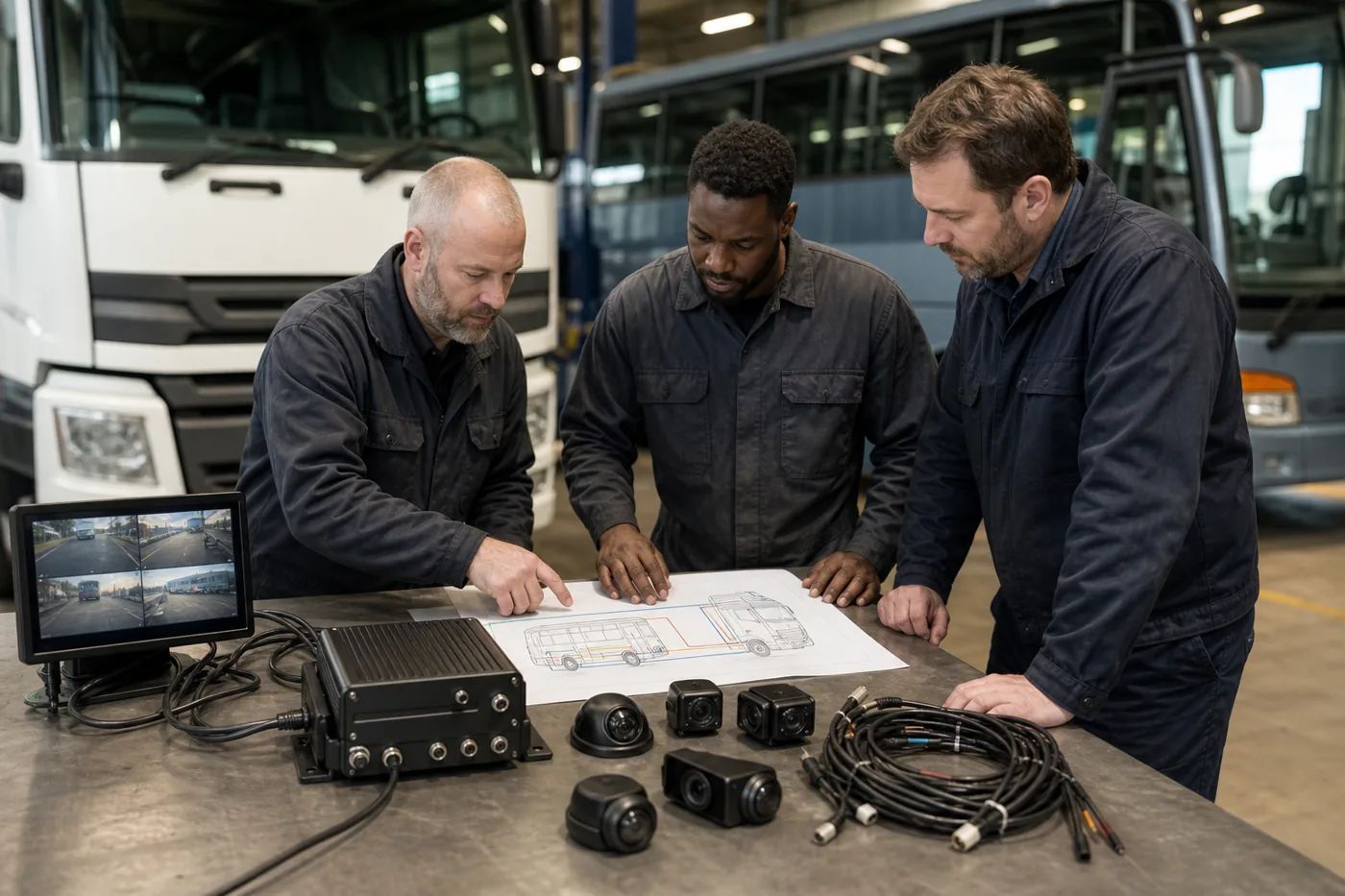 Four, eight and twelve channel MDVR planning examples