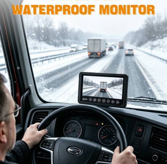 DP210-B 7" IP68 防水重型商用车监视器