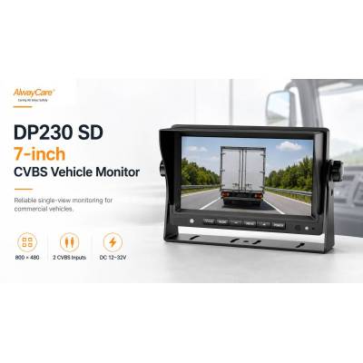 DP230-SD 7英寸标清商用车显示器