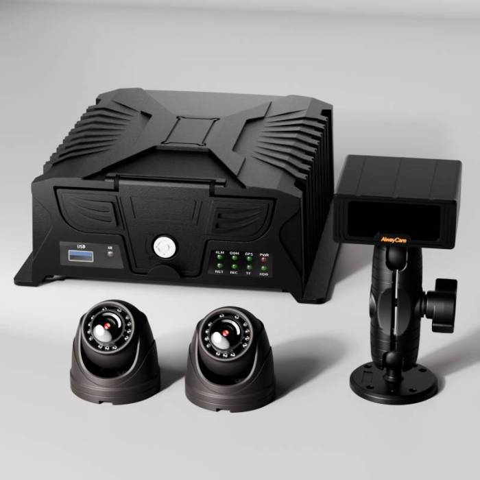 PC26 人工智能乘客柜台，带 4 路 MDVR 和 DMS