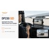 DP230-A 7" Monitor para vehículos comerciales de canal 4 con división cuádruple