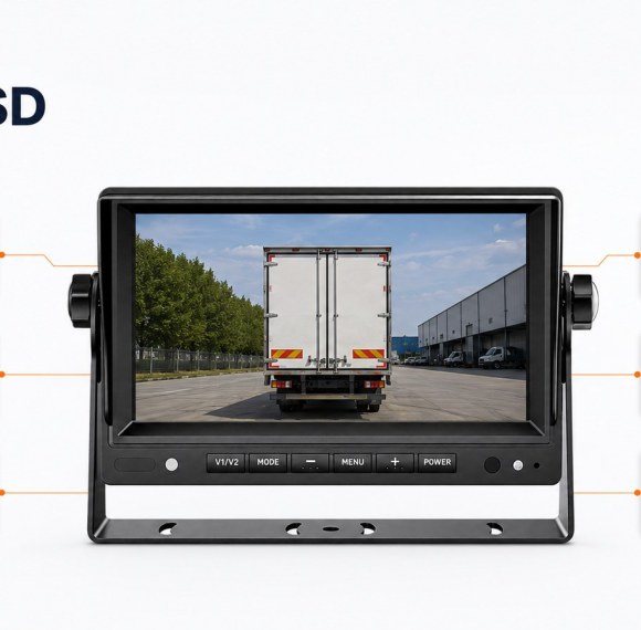 DP230-SD 7" Monitor de vehículos comerciales de definición estándar