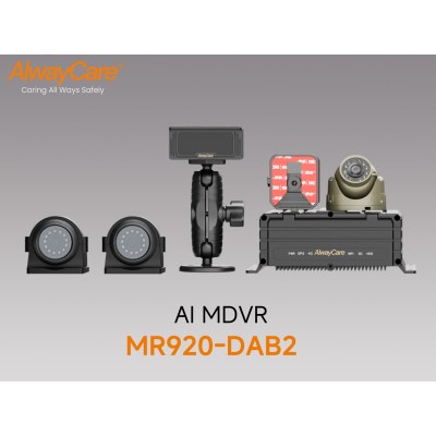 MR920-DA 9-Canal AI MDVR Terminal Telemática (DMS + ADAS IA dual)