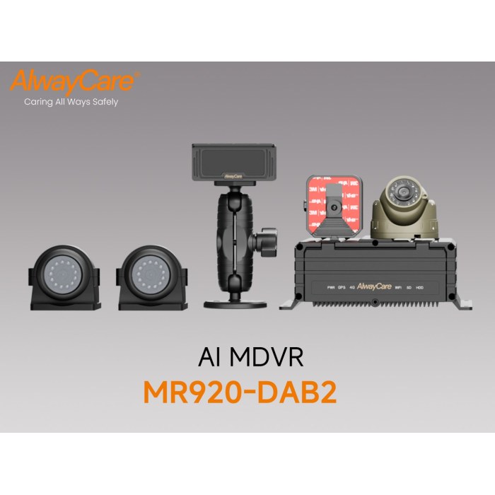 MR920-DA 9-Canal AI MDVR Terminal Telemática (DMS + ADAS IA dual)