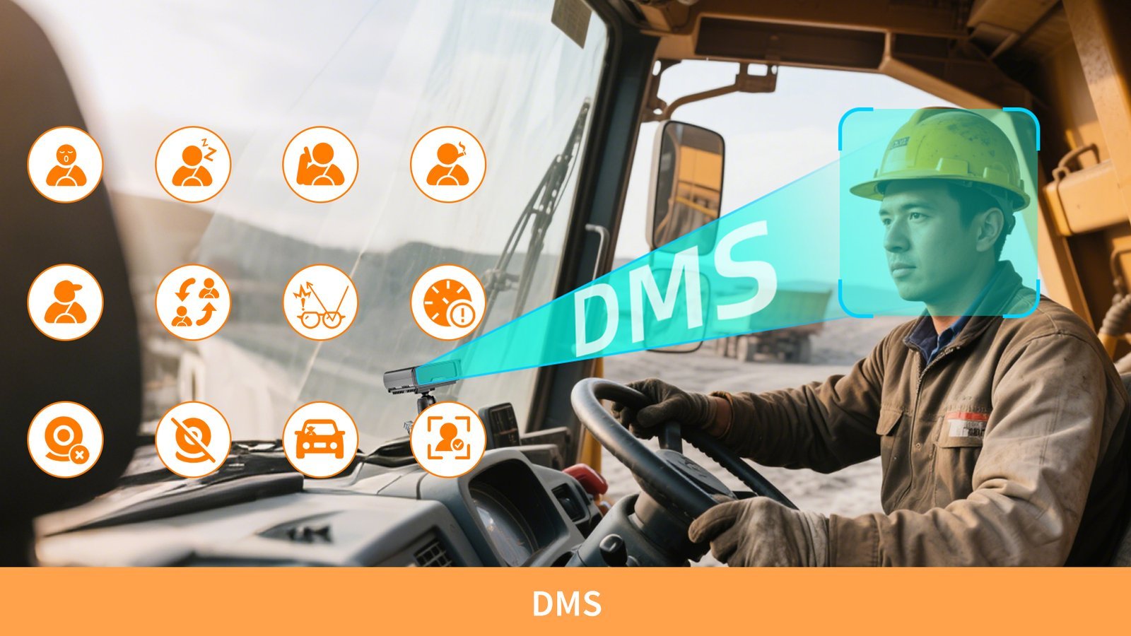 DMS: Мониторинг усталости оператора горной техники