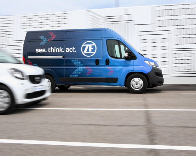 Sicherheitssystem für urbane Lieferwagen &amp; Pakettransporter