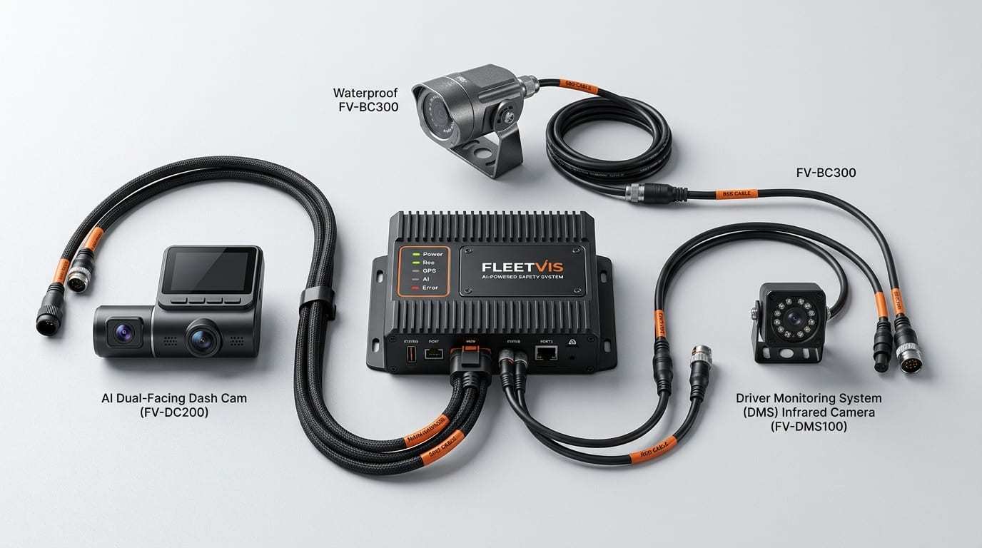 AlwayCare MR830 / MR920 Multi-Channel Commercial Fleet Hardware Kit