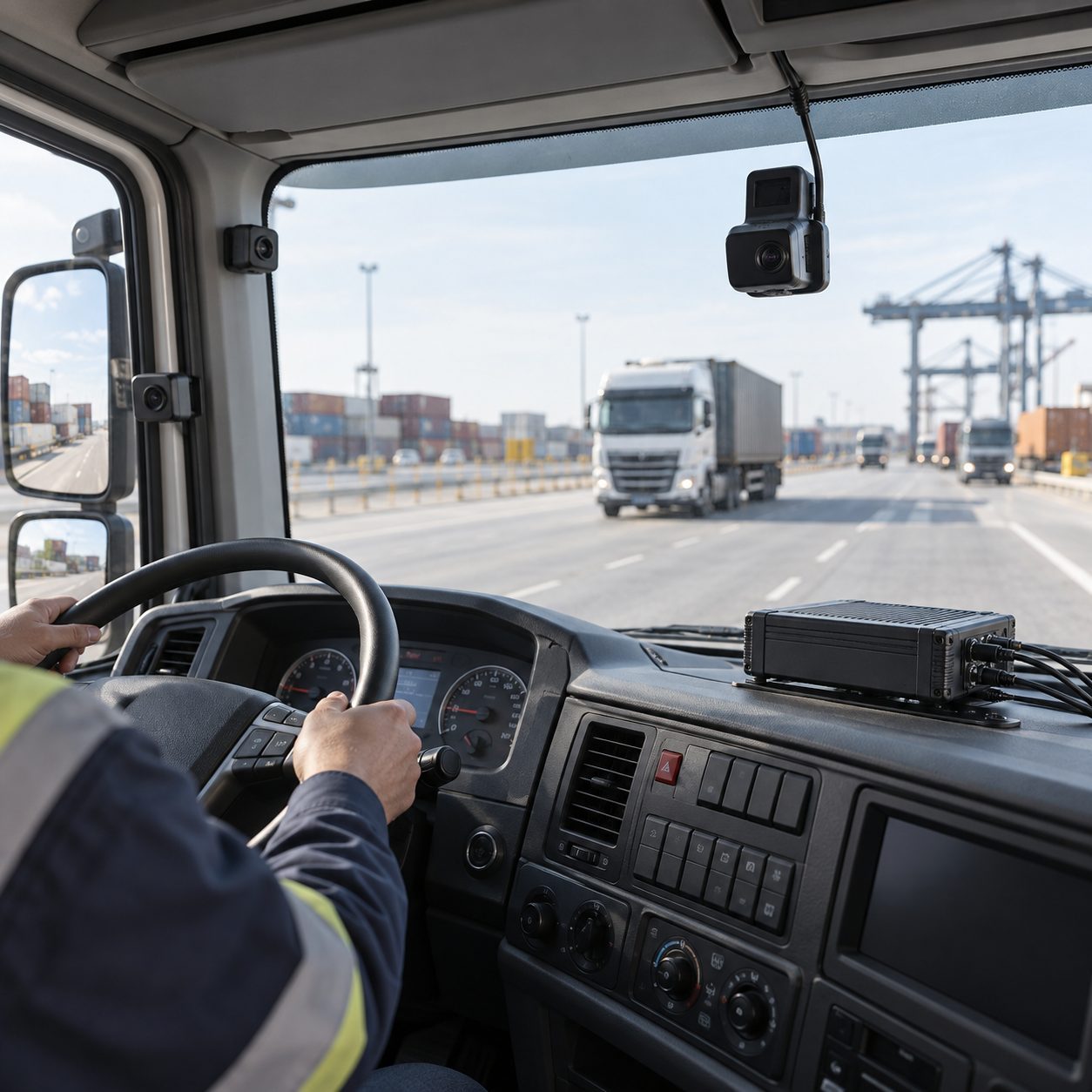 MR910-A Active Forward Roadway Warning in Heavy Commercial Truck Cab