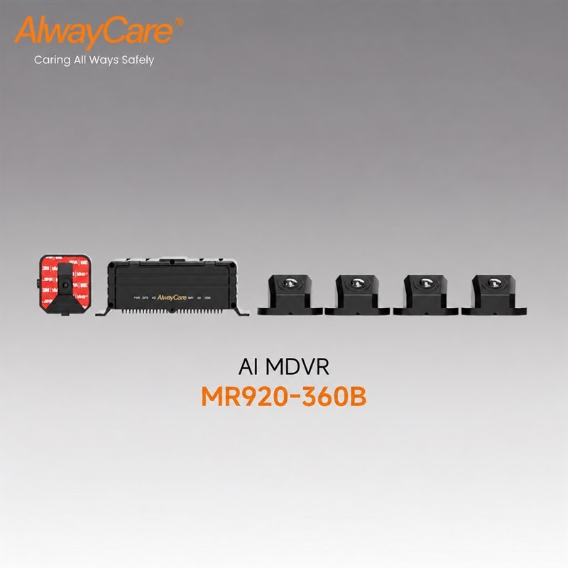 MR920-360B 9-Channel AI MDVR with 360° Panoramic AVM & BSD Monitoring