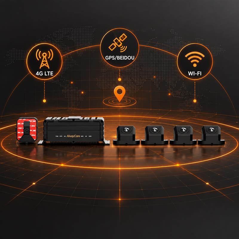4TB Hard Drive Bay, 4G Cloud Telematics & CAN Bus Interface