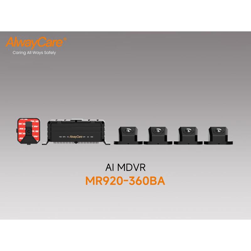 MR920-360BA 9-Channel AI MDVR (360° AVM + BSD + ADAS Integration)