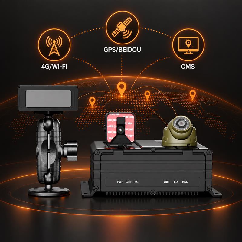 9-Channel H.264 H.265 Imaging and Recording - MR920 AI Mobile DVR for Fleets