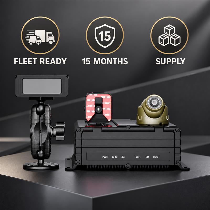 12 24V Vehicle Integration and I O - MR920 AI Mobile DVR for Fleets