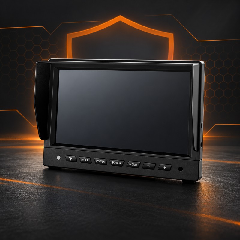 18 Months Warranty & Supply - DP1016 10.1" IPS 8-Channel Split-Screen Commercial Vehicle Display