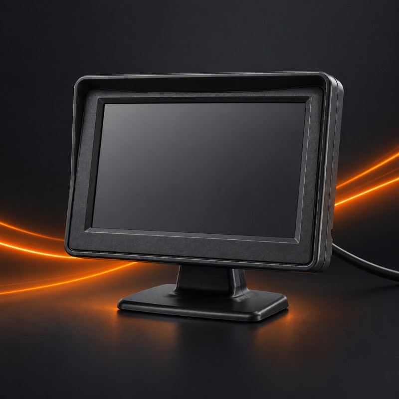 -20℃ ~ +70℃ Power & Operating Range - DP970 4.3" Compact In-Cab Commercial Vehicle Monitor