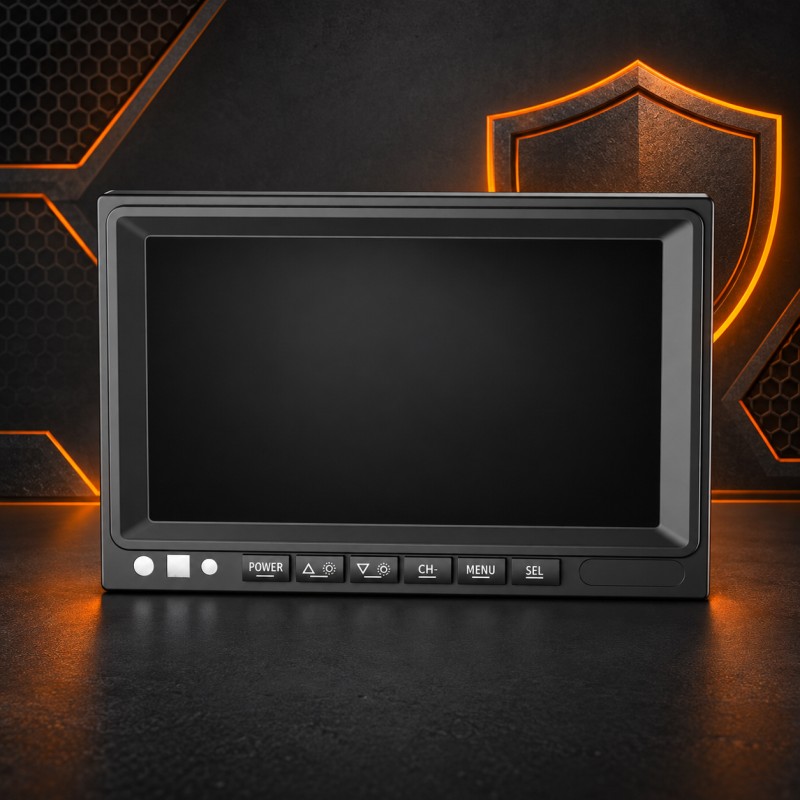 15 Months Warranty & Supply - DP230-5 7-Inch Vehicle Monitor with Video Recording