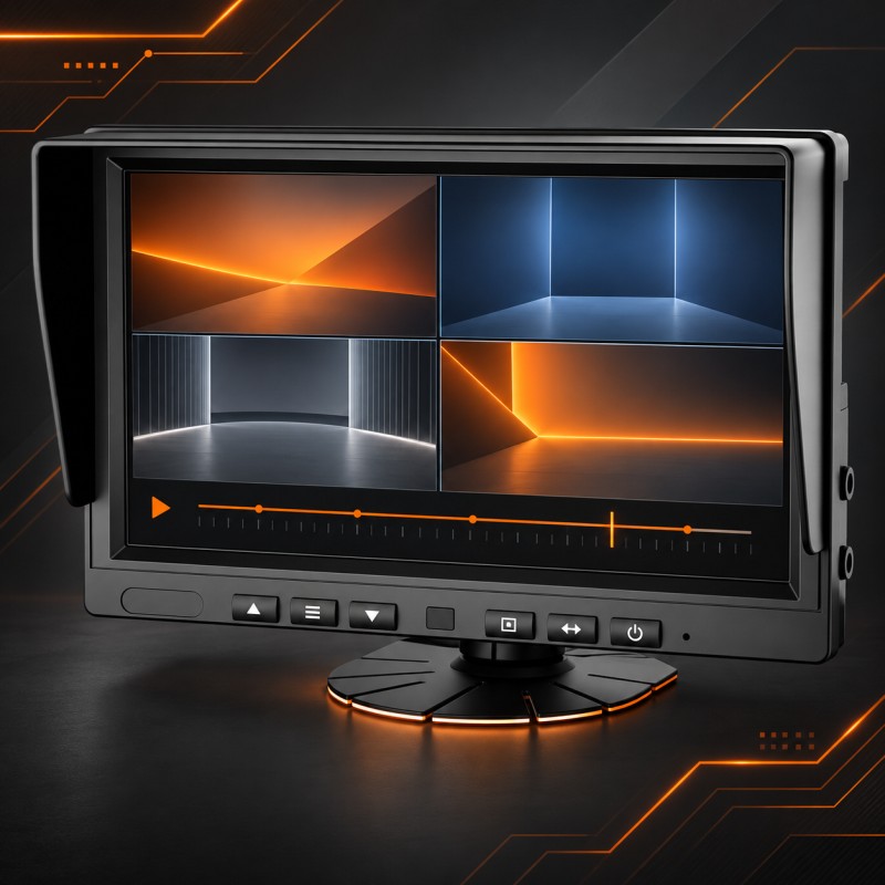 Recording & Storage - DP285 10.1-Inch Multi-View Vehicle Monitor
