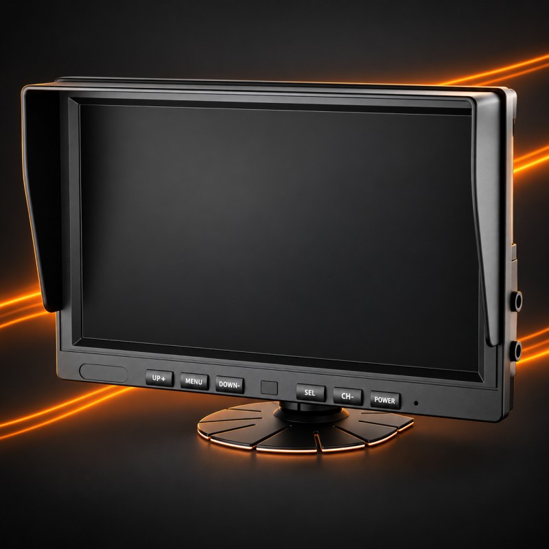 -20℃ ~ 70℃ Power & Operating Range - DP285 10.1-Inch Multi-View Vehicle Monitor