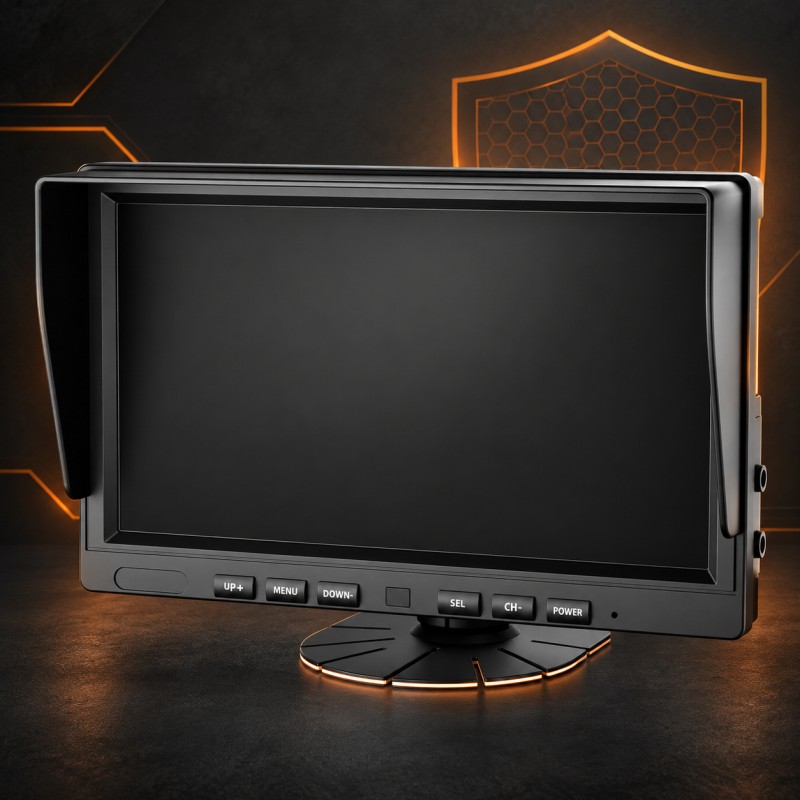 15 Months Warranty & Supply - DP285 10.1-Inch Multi-View Vehicle Monitor