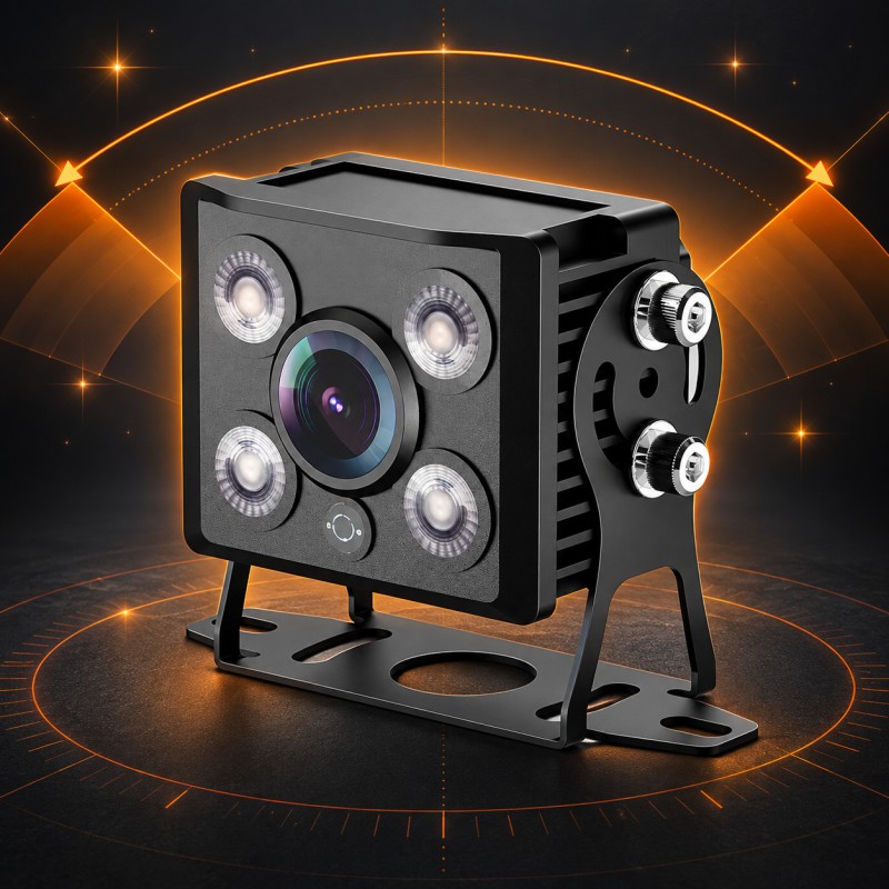 140° Ultra-Wide Angle Coverage & 4 High-Output IR LEDs - CC877-AHD20 Vehicle Camera
