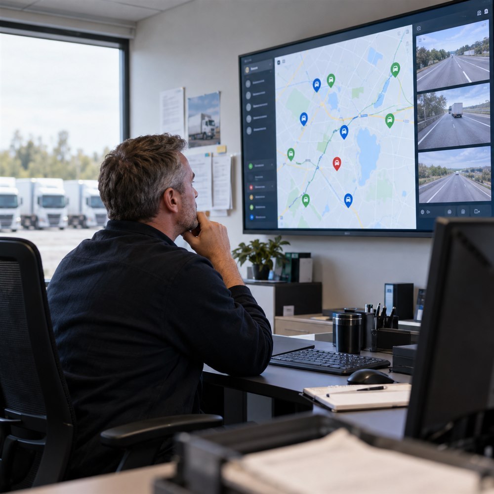 4G or Wifi Connectivity & Positioning - AWS302 ADAS Collision Warning System for Fleets