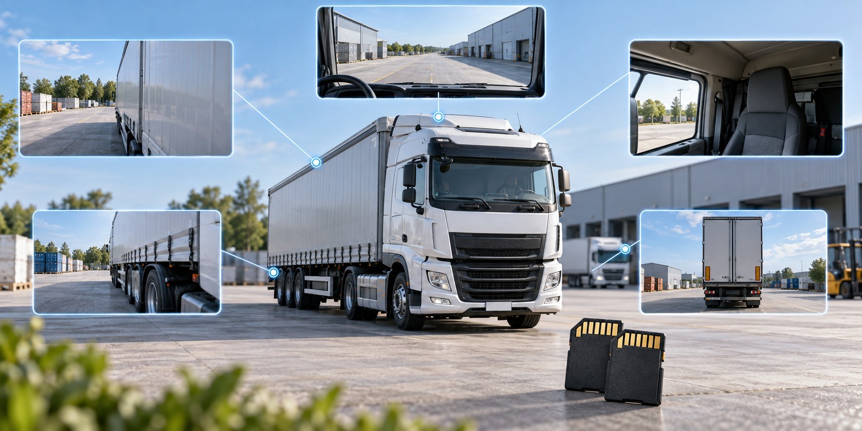 5 Channels (4 AHD + 1 IPC) Recording & Storage - MR910-BP 5-Channel AI MDVR with BSD Blind-Spot & Pedestrian Warning