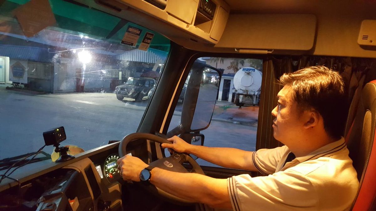 Heavy chemical transport road tanker operating along cross-border ASEAN corridors.