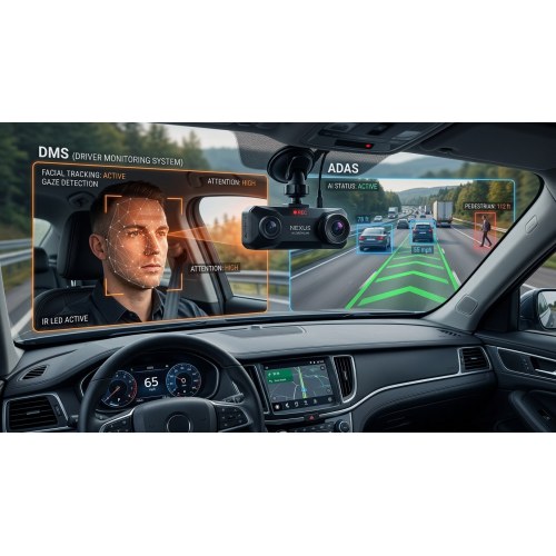 DMS vs ADAS vs AI dashcam: ¿cuál es la diferencia?