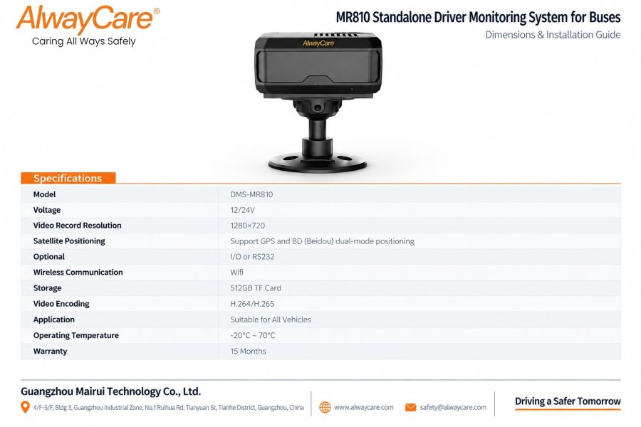 MR810 specification drawing