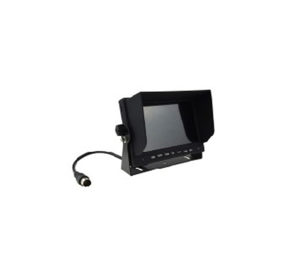 DP230-4 7" Quad-Split CVBS Vehicle Monitor