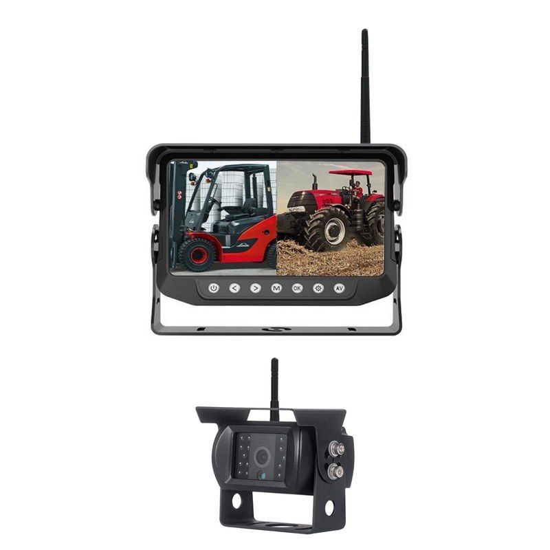 WP240 7" Waterproof Wireless Quad-Split Monitor Kit (1-Camera Package)