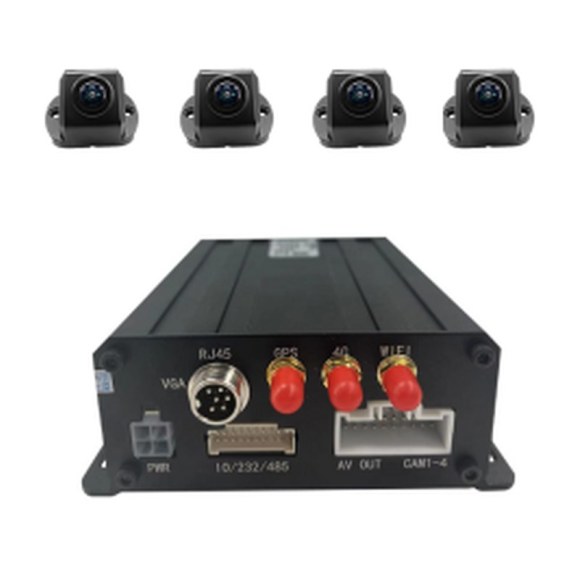 MR910-360B 4-Channel AI MDVR with 4-Channel BSD and 360° Around View