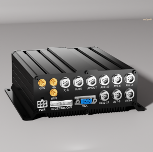Mobile DVR | with Automatic Warning Algorithm | 12-CH MDVR | for Bus Fleets Management