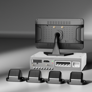 360° Around View Monitoring | with 4-CH 3D 360° Vehicle Collision Detection | M360-1 | Safe Driving Kit for Fleets