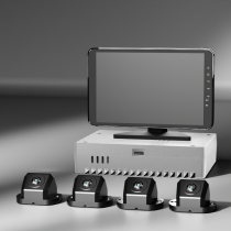 360° Around View Monitoring | with 4-CH 3D 360° Vehicle Collision Detection | M360-1 | Safe Driving Kit for Fleets