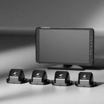360° Around View Monitoring | with 4-CH 3D 360°All-in-one Vehicle Montior | M360-3 | Safety Fleet Management