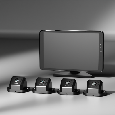 360° Around View Monitoring | with 4-CH 3D 360°All-in-one Vehicle Montior | M360-3 | Safety Fleet Management