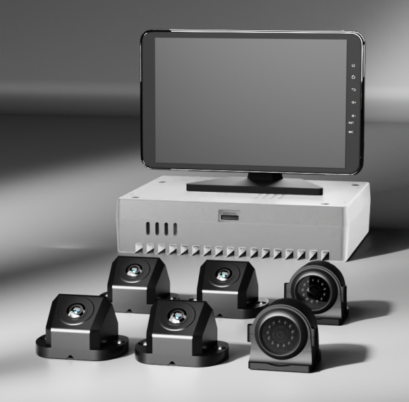360° Around View Monitoring | with 6-CH 3D 360° Monitoring Detection | M360-2 | Truck Fleets Risk Control Management