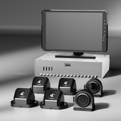 360° Around View Monitoring | with 6-CH 3D 360° Monitoring Detection | M360-2 | Truck Fleets Risk Control Management