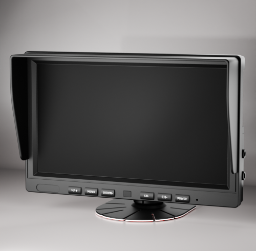 Vehicle Monitor | with Multi-Language 10.1 Inch Monitor | 2/4/8 Quad View Quad View | DP285 | Monitor for Fleets