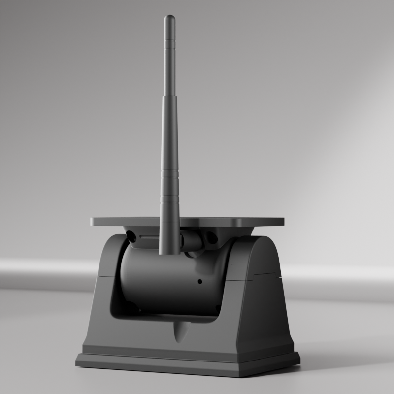 CC981-W wireless camera product and mounting view