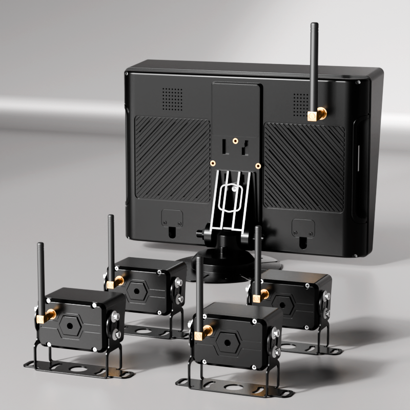 DP240-1 wireless camera product and mounting view