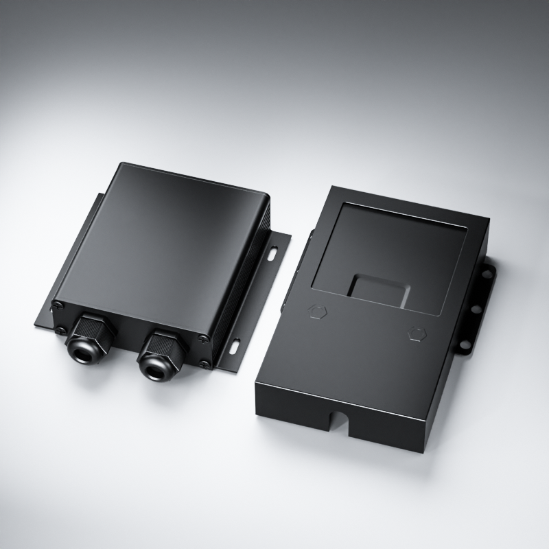 R350 77GHz Radar Collision Warning System for Forklifts — radar sensor and mounting bracket