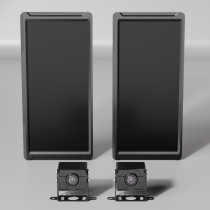 Vehicle Monitor | with -20~70°C Extreme Temperature AI Mirror Monitor | DP400 | Shockproof Monitor for Fleets